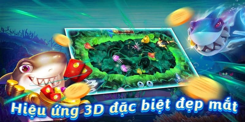 Giao diện game săn bắn cá đẹp mắt